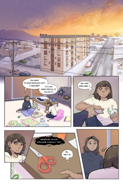 Page from my webcomic, SAY SOMTHING