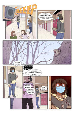 Page from my webcomic, SAY SOMTHING